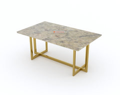 Rodano dining table with Australian Onyx Top - 4 Seater