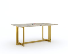 Rodano dining table with Australian Onyx Top - 4 Seater