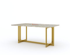 Rodano dining table with Australian Onyx Top - 4 Seater