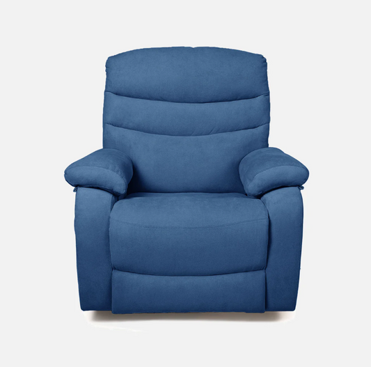 Vivo 1 Seater Blue Rotation Manual Recliner