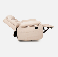 Vivo 1 Seater Cream Rotation Manual Recliner