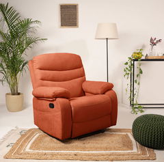 Vivo 1 Seater Rust Rotation Manual Recliner