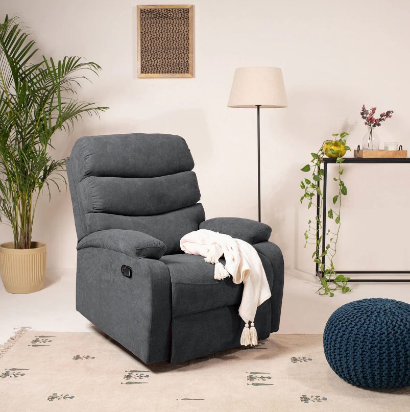 Abiza 1 Seater Ash Rotation Manual Recliner