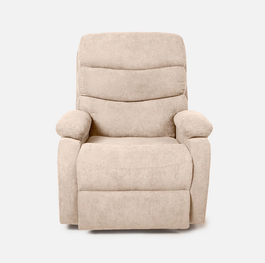 Abiza 1 Seater Cream Rotation Manual Recliner