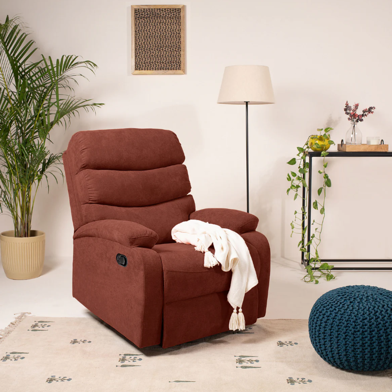 Abiza 1 Seater Tabasco Rotation Manual Recliner