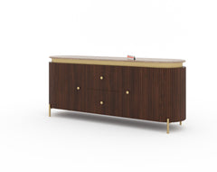 Marcella Fluted Sideboard Cabinet - 6 Feet