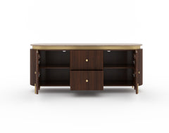 Marcella Fluted Sideboard Cabinet - 6 Feet