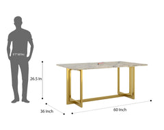 Rodano dining table with Australian Onyx Top - 4 Seater