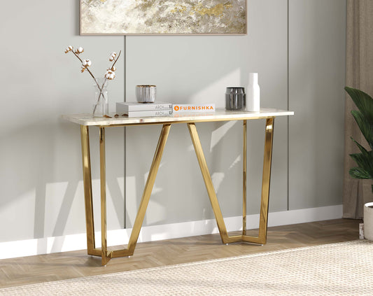 Olzaa Console Table with Australian Onyx Top