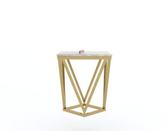 Solaia Side Table with Australian Onyx Top