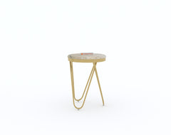 Clos Side Table with Australian Onyx Top