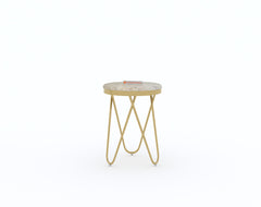 Clos Side Table with Australian Onyx Top