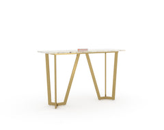 Olzaa Console Table with Australian Onyx Top