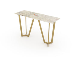 Olzaa Console Table with Australian Onyx Top