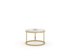 Arcus Nesting Coffee Table with Australian Onyx Top