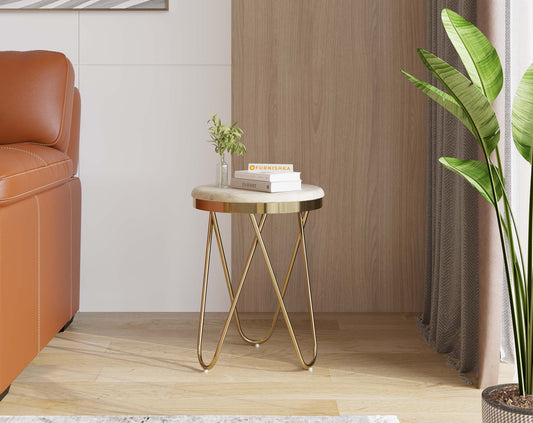 Clos Side Table with Australian Onyx Top