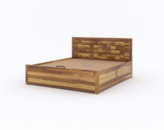 Teeva Queen Size Hydraulic Bed in Teak