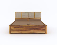 Tamara Queen Size Hydraulic Bed in Teak