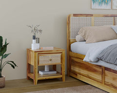 Tamara Bedside Table in Teak