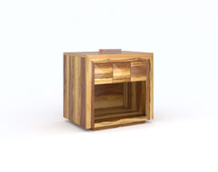 Teeva Bed Side Table in Teak