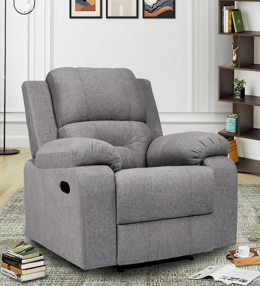 Kairo 1 Seater Manual Recliner - Grey