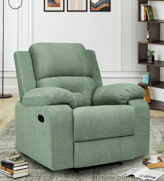 Kairo 1 Seater Manual Recliner - Green