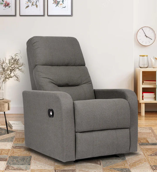 Kairo 1 Seater Manual Recliner - Slate Grey