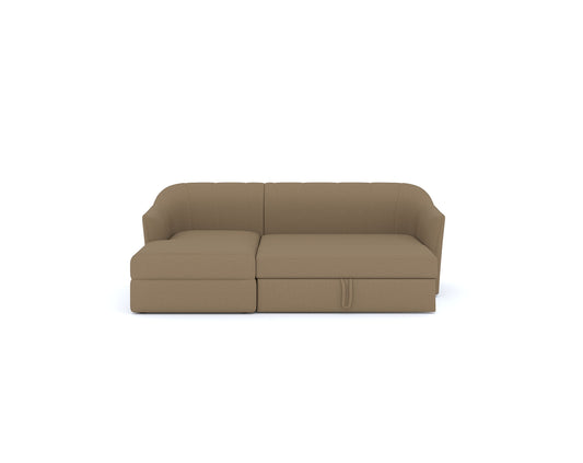 Lukas 2 Seater Sectional Sofa cum Bed - LHS - In House -Soft