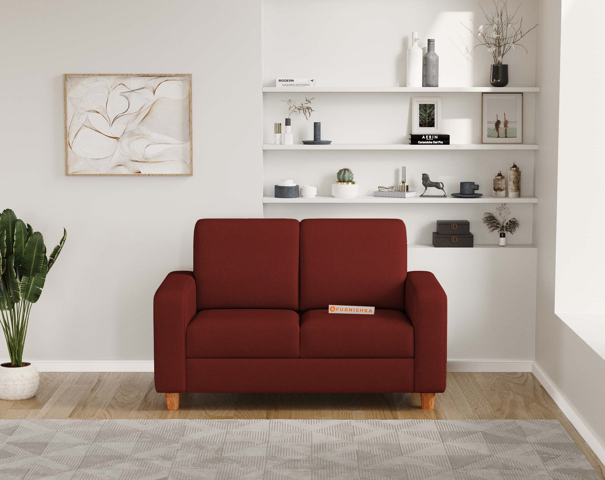 Xilo 2 Seater Sofa - Maroon