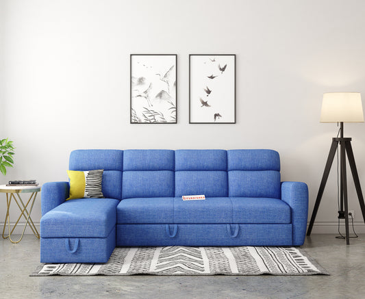 Daina 3 Seater Sectional Sofa cum Bed - LHS