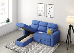 Daina 2 Seater Sectional Sofa cum Bed - LHS