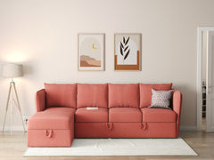 Illia 3 Seater Sectional Sofa cum Bed - LHS