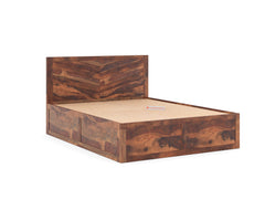 Queen Chevora Box Bed in Sheesham