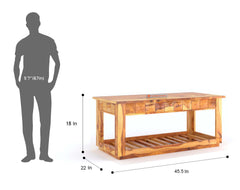 Teeva Coffee Table in Teak