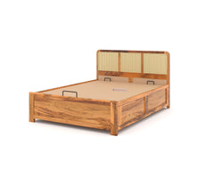 Tamara King Size Teak Bed - Hydraulic Storage