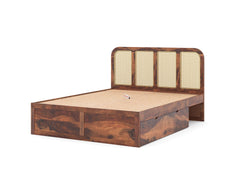 King Amara Drawer Bed in Sheesham