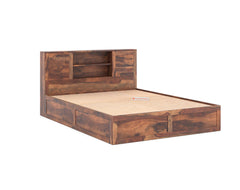 King Marida Box Bed in Sheesham