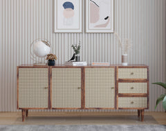 Amara Toshi Sideboard With 3 shutters and 3 drawers in Sheesham