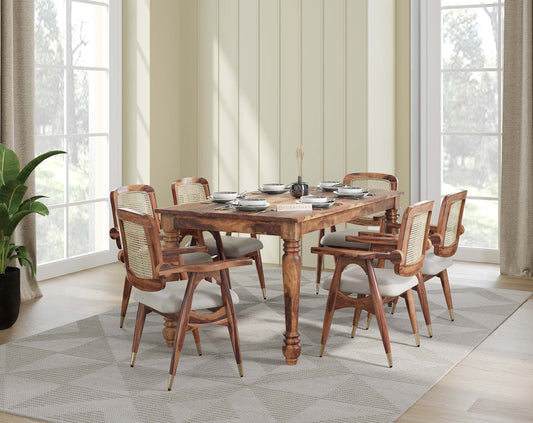 American  6 Seater Dining Table