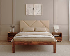 Agatha Sheesham Bed Frame Non Storage - King Size