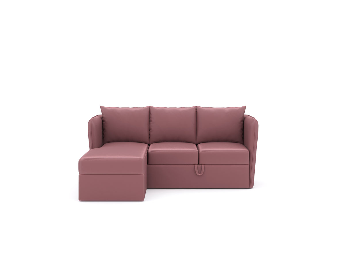 Illia 2 Seater Sectional Sofa cum Bed - LHS - In House -Soft