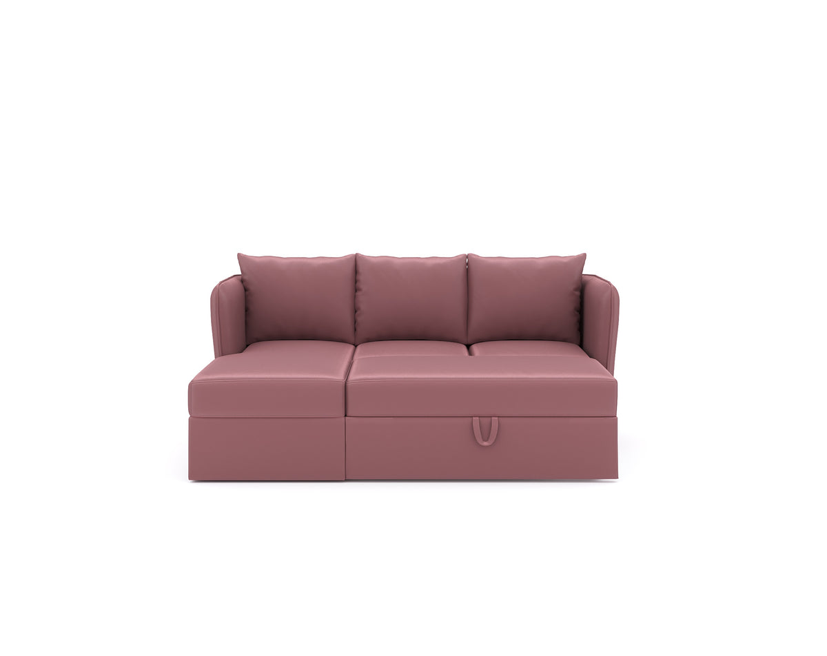 Illia 2 Seater Sectional Sofa cum Bed - LHS - In House -Soft