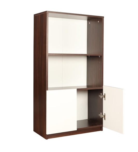 Ibis Book Shelf Frosty White & English Oak