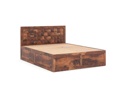 Nova King Size Sheesham Bed - Box Storage