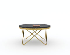 Clos Coffee Table with Black Engineered Marble Top