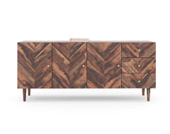 Chevora Toshi Sideboard With 3 shutters and 3 drawers in Sheesham