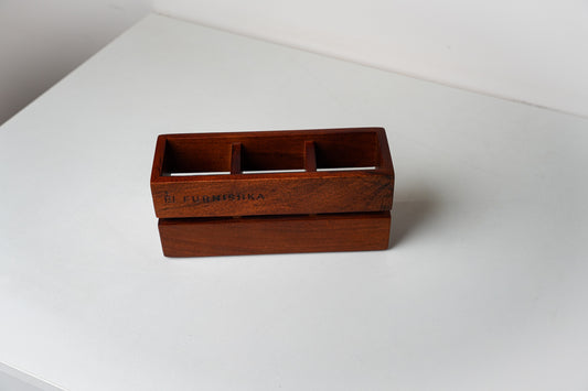 Cranny Cutlery Caddy/Holder from Mahogany Collection