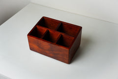 Prism Cutlery Caddy/Holder from Mahogany Collection