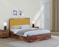 Harshlyn Sheesham Bed Box Storage - King Size