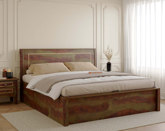 Mewar Garn Queen Size Hydraulic Bed